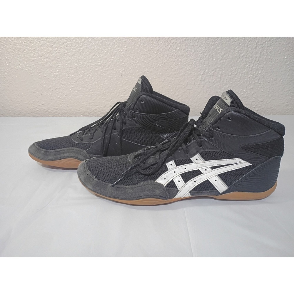 Asics‎ Shoes Mens Size 10 Matflex Wrestling Boxing Black lace up F460523 - Picture 7 of 10